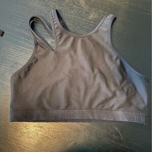 Under Armour sports bra, black, large